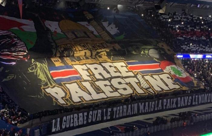 « Palestine libre », le tifo des ultras parisiens qui va faire parler