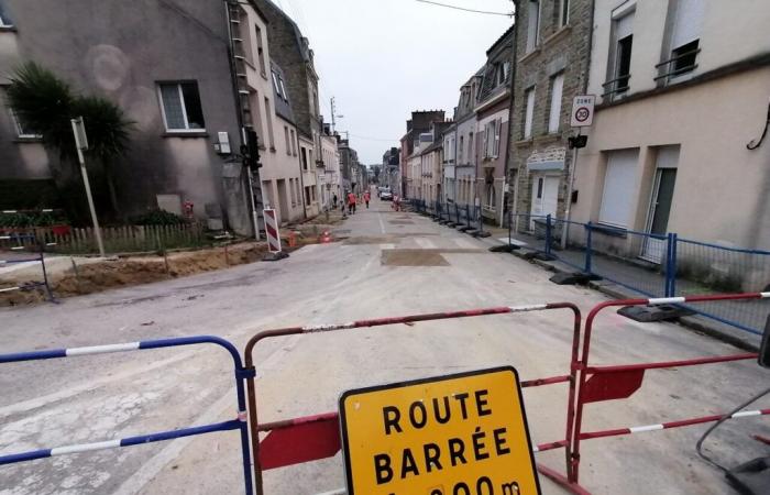 En travaux depuis début juin, une rue de Cherbourg est désormais totalement fermée