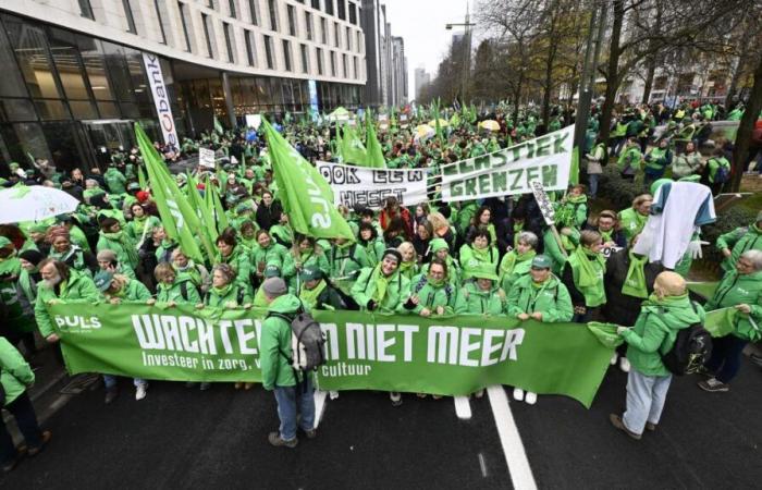 Plus de 10.000 personnes dans les rues de Bruxelles pour réclamer plus de moyens dans le secteur associatif (photos)