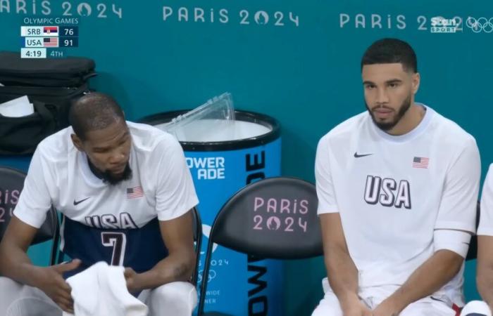 Steve Kerr ne regrette pas d’avoir mis Jayson Tatum sur le banc aux Jeux olympiques