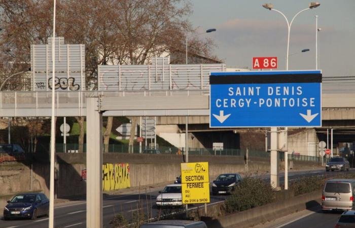 La réduction de vitesse sur l’A86 débute vendredi en Seine-Saint-Denis