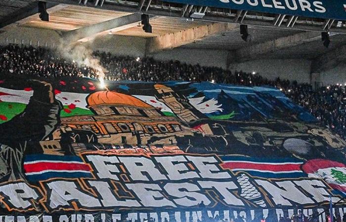 Le PSG risque une amende après le soutien pro-palestinien des ultras