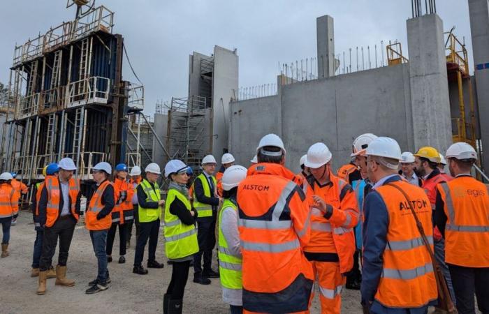 les travaux du garage-atelier ont commencé au nord de la ville