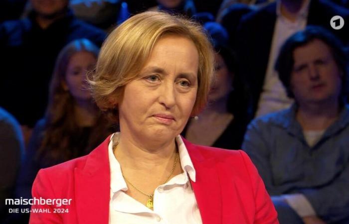 Lorsque von Storch répond, un grand murmure parcourt le studio « Maischberger »