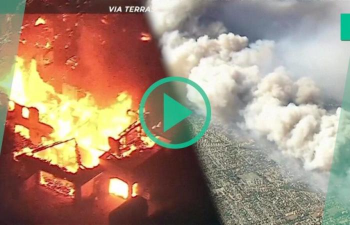 En Californie, images de « Mountain Fire », l’impressionnant incendie qui a forcé l’évacuation de milliers d’habitants