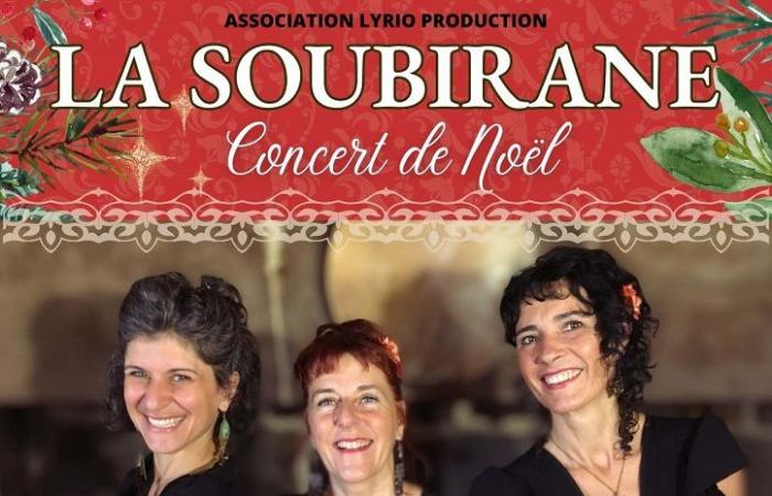 Concert de Noël La Soubirane Figeac dimanche 8 décembre 2024