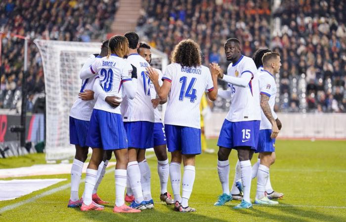 La liste des vingt-trois Bleus