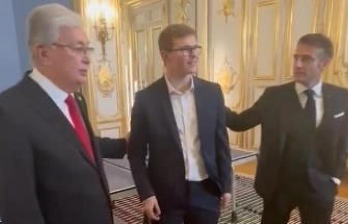 Emmanuel Macron défie Alexis Lebrun, l’insolite match de tennis de table à l’Élysée (vidéo)