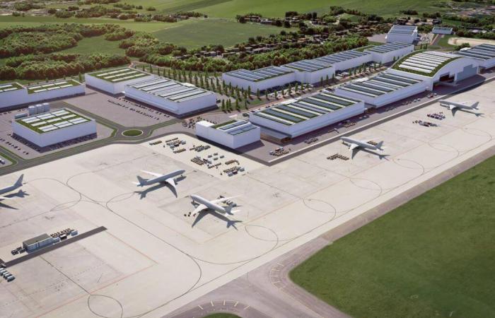 Parking supplémentaire pour 15 #avions et 4 nouveaux entrepôts prévus à l’aéroport de Liège