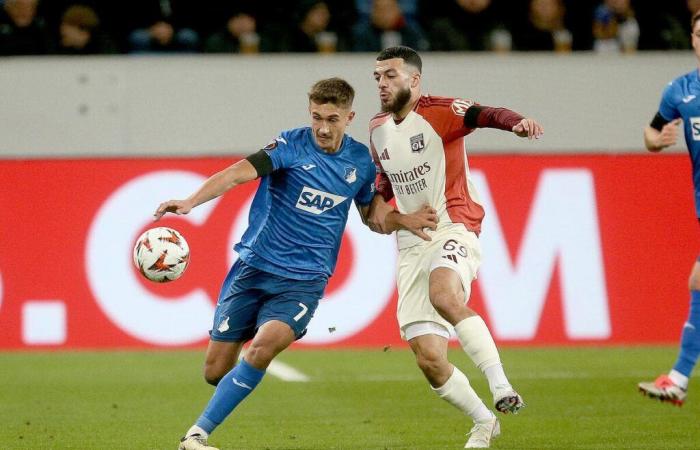 L’OL lâche la victoire dans une fin de match folle à Hoffenheim