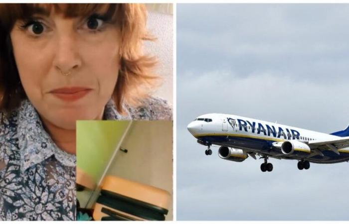 sa valise « rentre parfaitement » dans le « testeur de bagages » de Ryanair… mais Catherine doit quand même payer plus de 130 € d’amende !