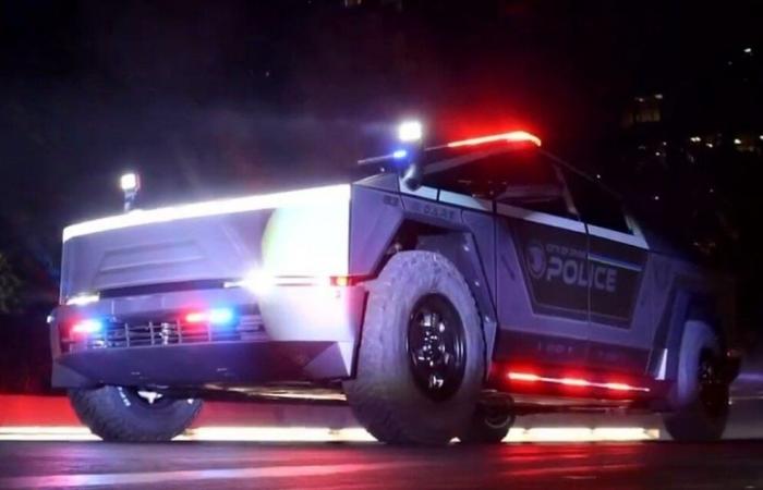 Cette patrouille de police américaine conduit un Tesla Cybertruck !