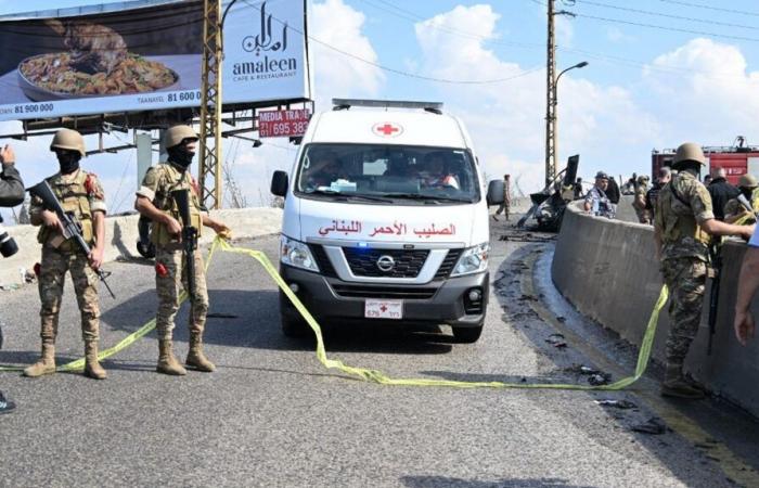 une voiture visée par une attaque israélienne près de Beyrouth