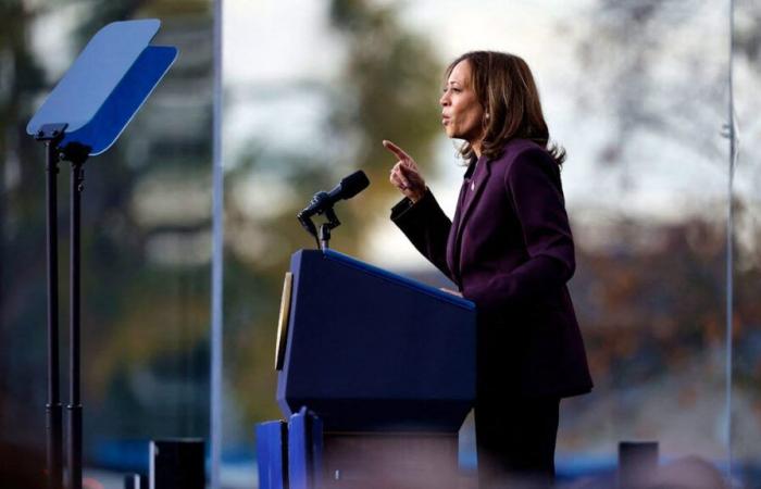 Kamala Harris appelle ses partisans à « continuer à se battre »