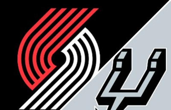 Spurs 118-105 Trail Blazers (7 novembre 2024) Récapitulatif du match