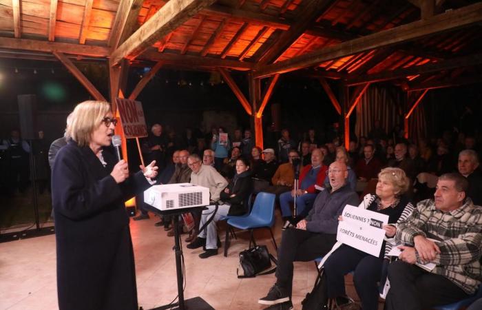 Des villageois de Dordogne arrêtent une réunion publique autour d’un projet éolien