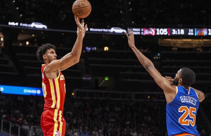 Zacharie Risacher sort sa première prestation XXL avec 33 points face aux Knicks