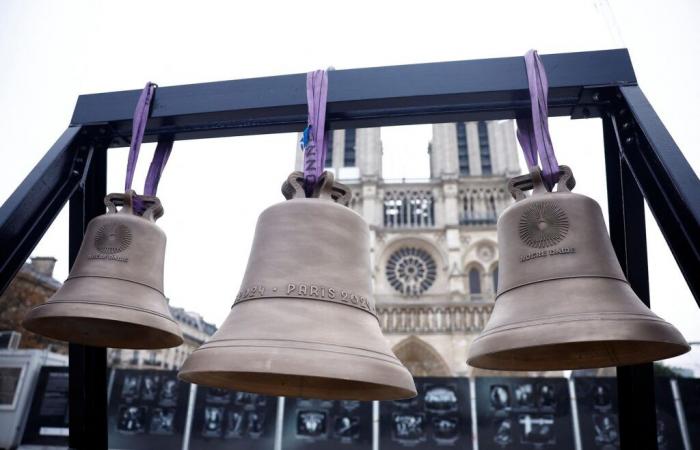 Du Stade de France à Notre-Dame, la cloche de Paris 2024 installée dans sa dernière demeure