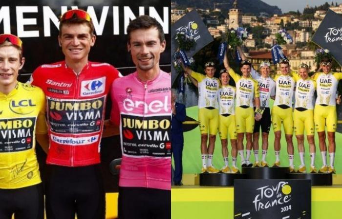 Vélo. Analyse – Jumbo-Visma 2023 ou UAE 2024, quelle est la meilleure équipe ?