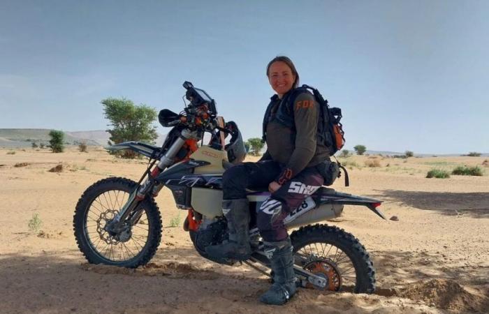 Abigail Rouméas de la Drôme revient du raid moto « Passion Désert » au Maroc