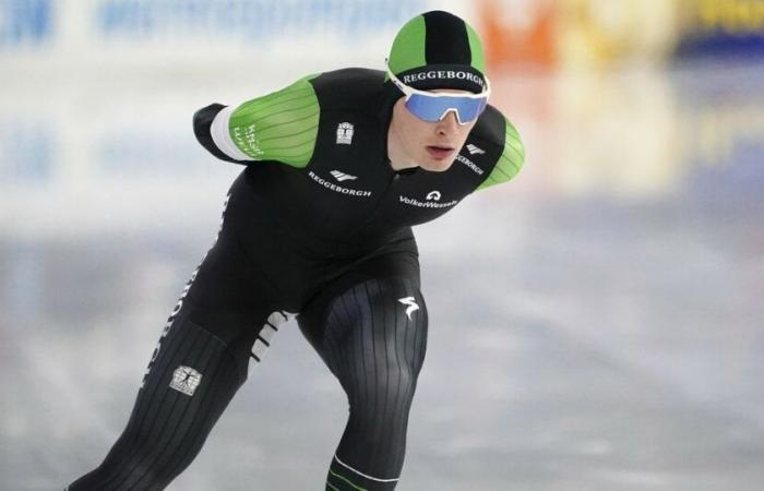 Remo Slotegraaf se bat les deux mains derrière le dos pour ses débuts en Coupe du monde