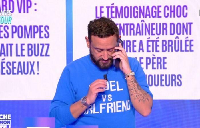 Cyril Hanouna interrompt le live Touche pas à mon poste pour répondre à un appel de sa fille