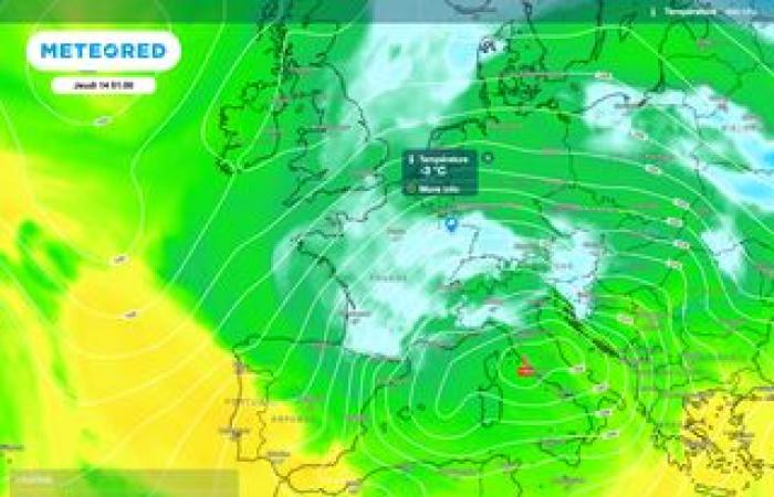 dernière mise à jour des prévisions pour le week-end. Le soleil reviendra-t-il enfin sur le nord de la France ?