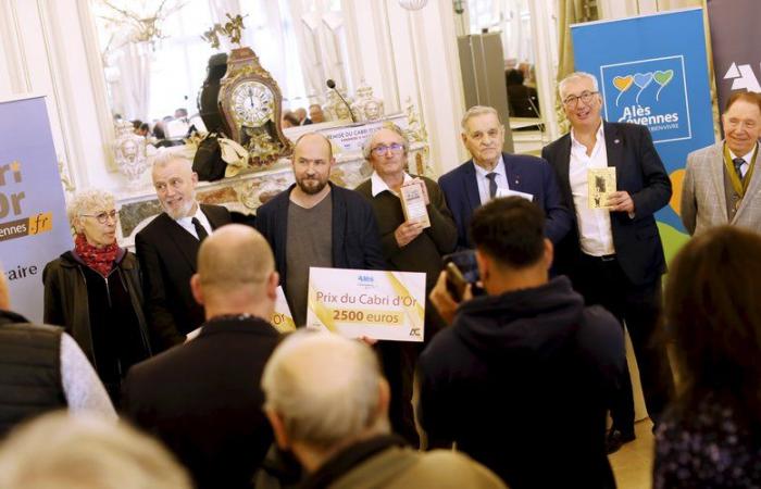 Jean-Paul Chabrol, Frédéric Cartier-Lange et Alain Guyard, lauréat de la 38e Chèvre d’Or