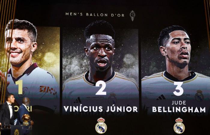 Vinicius Junior n’était qu’à 41 points du Ballon d’Or de Rodri