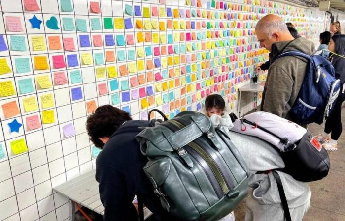 La « thérapie Post-it » revient dans le métro de New York