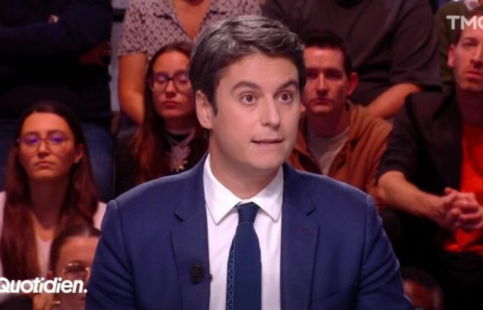 un chroniqueur tacle Gabriel Attal à plat…