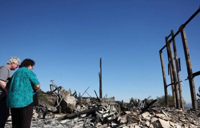 DANS LES PHOTOS. Paysages de désolation et avance des pompiers face à l’incendie près de Los Angeles