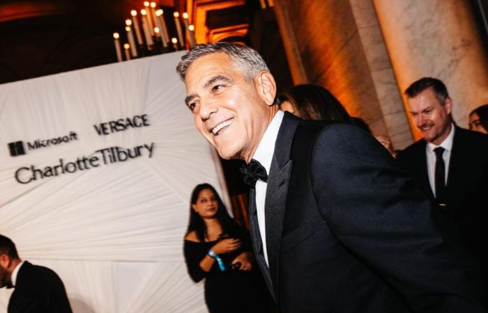 A Brignoles, dans le Var, George Clooney réagit à l’élection de Donald Trump