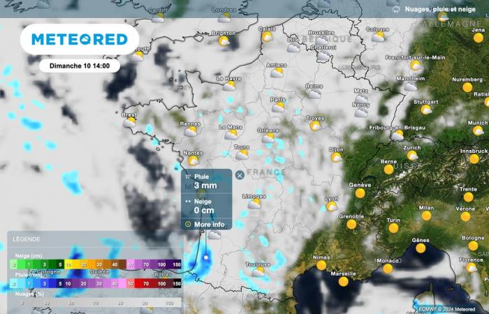 dernière mise à jour des prévisions pour le week-end. Le soleil reviendra-t-il enfin sur le nord de la France ?