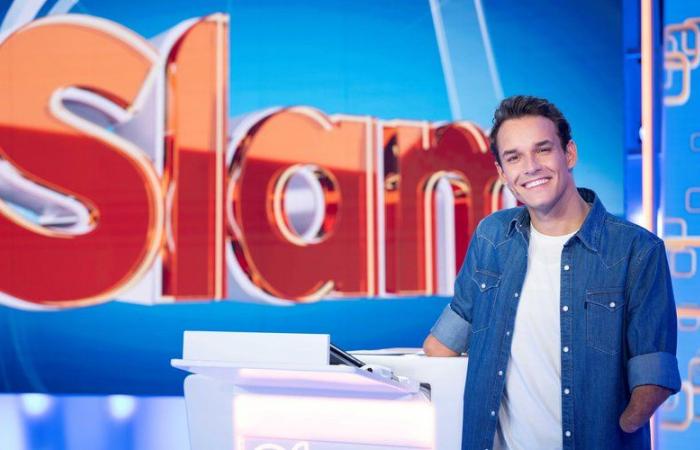 la nouvelle vie de Théo Curin, animateur du jeu “Slam”