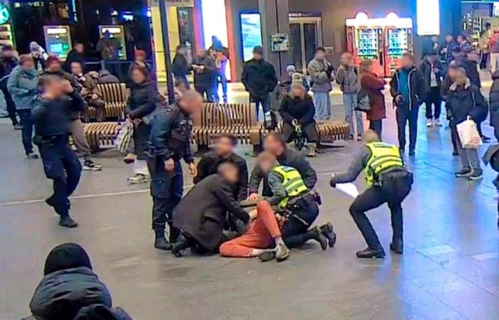 De mystérieux «hommes en noir» à la gare de Berne