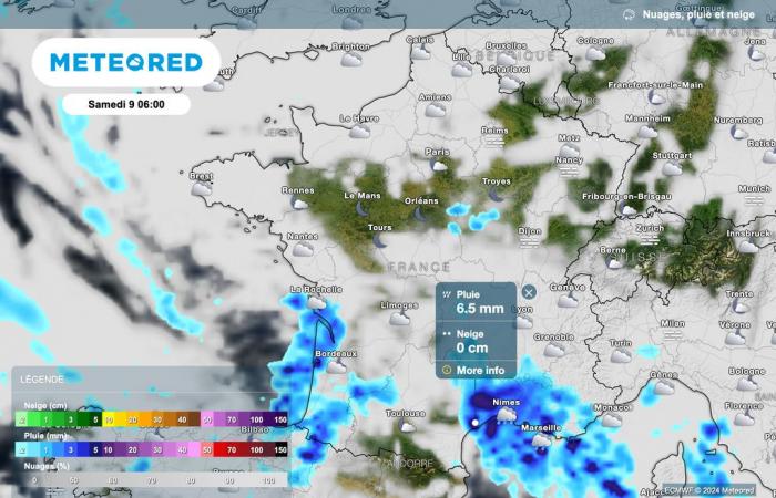 dernière mise à jour des prévisions pour le week-end. Le soleil reviendra-t-il enfin sur le nord de la France ?