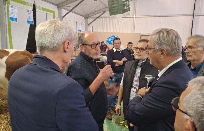 François Sauvadet inaugure la Ferme de Côte-d’Or et fait une annonce forte