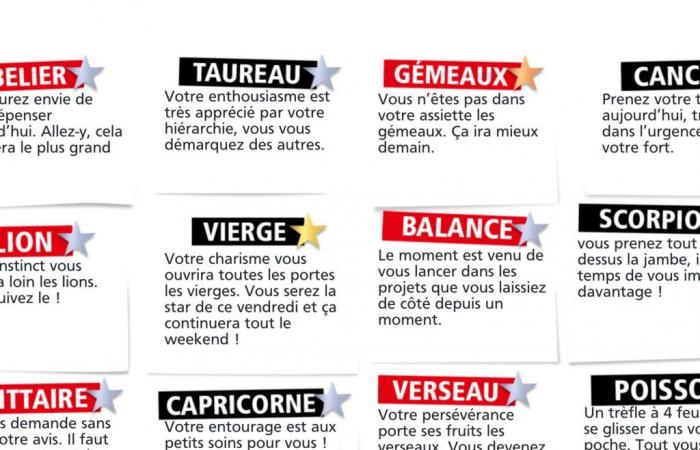 L’horoscope Double Expresso RTL2 du vendredi 8 novembre 2024