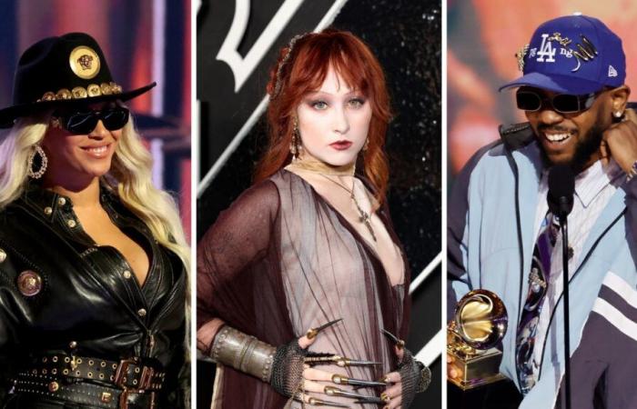 Beyoncé, Chappell Roan et Kendrick Lamar nominés pour la chanson de l’année aux Grammys 2025