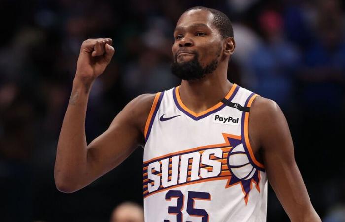 KD et Nurkic mènent les Suns à une 7e victoire consécutive