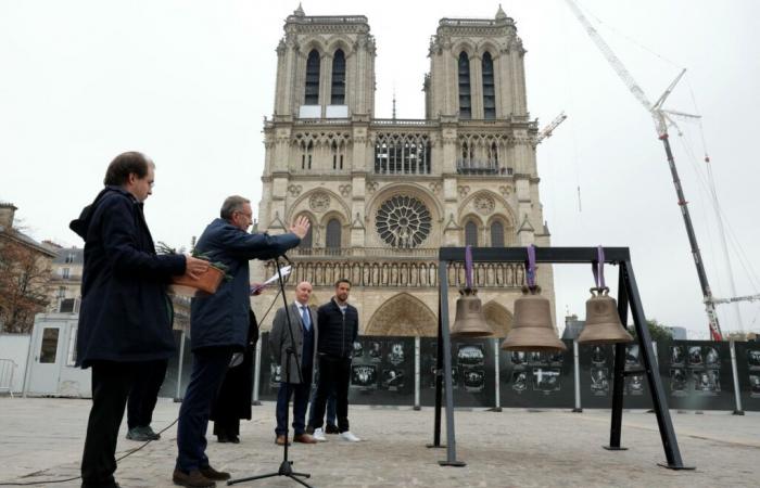 Fabriquée dans la Manche, la cloche des Jeux Olympiques installée dans la cathédrale Notre-Dame de Paris