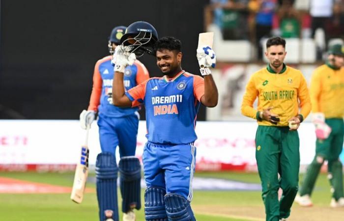 Le siècle de Sanju Samson permet à l’Inde de remporter une énorme victoire contre l’Afrique du Sud lors du match d’ouverture