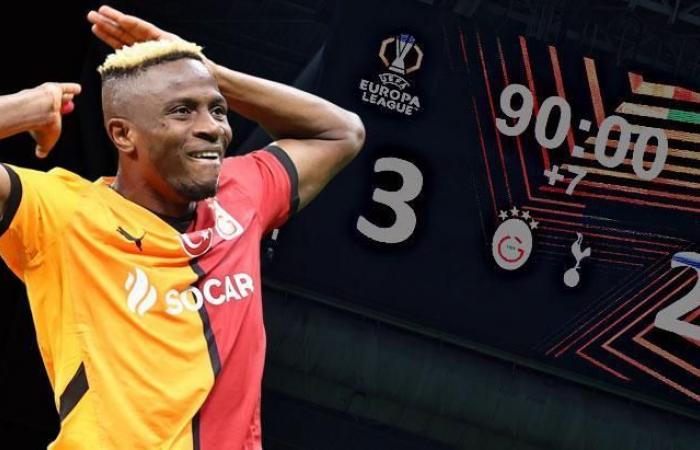 Victor Osimhen de Galatasaray a secoué l’Europe ! “Il a insulté la défense de Tottenham” – Galatasaray