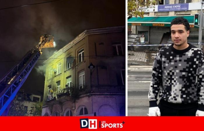 Younes s’est brûlé les mains en sauvant d’autres résidents