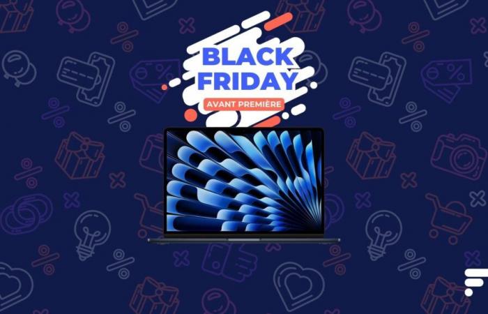 Le récent MacBook Air M3 13 pouces a un prix inédit pour le Black Friday, grâce à une remise de 350 euros