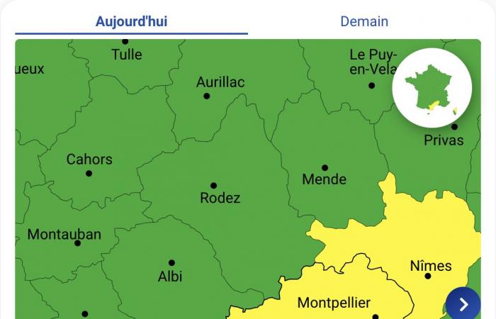 Weather alert – Hérault, Aude, Pyrénées-Orientales and Gard on yellow alert this Friday, November 8