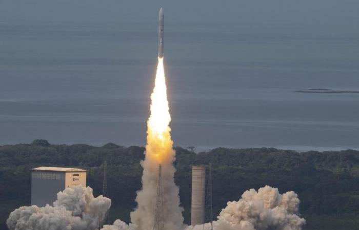 la deuxième mission Ariane 6 prévue pour mi-février