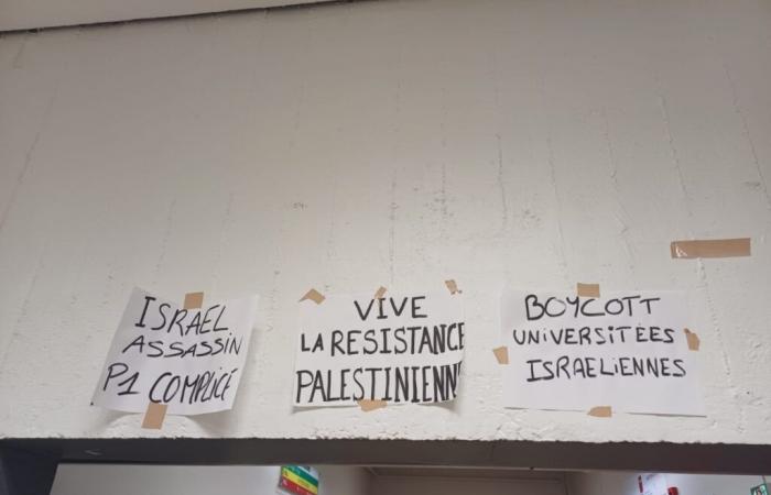 Palestine. Des centaines d’étudiants mobilisés à Tolbiac contre la complicité de Paris 1 avec Israël