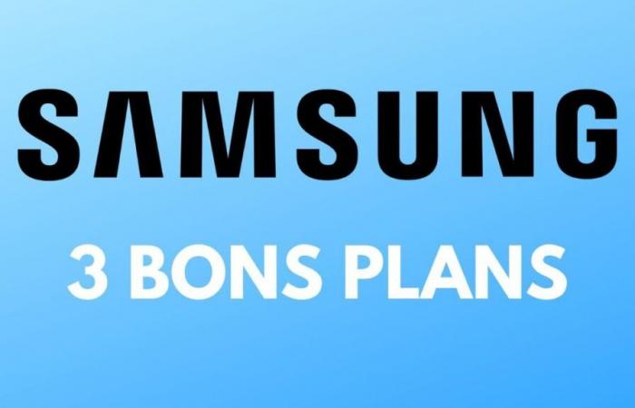 le site propose 3 offres Samsung assez incroyables